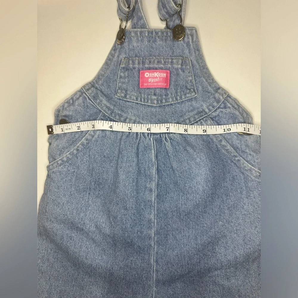Vintage Paper Tag OshKosh Bgosh Shortalls. 4T see measurements. 100% Cotton